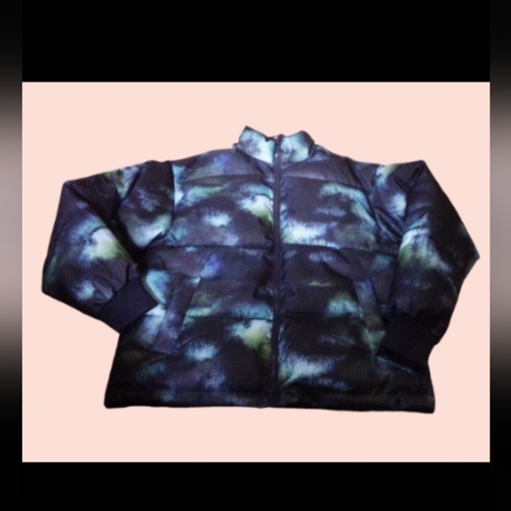Collusion Puffer Tyedye Jacket New Without Tags